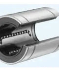 SMS35G-OP 35mm Open Slide Bush Ball Linear Motion Bearing for smooth motion and stable alignment, front view, 1-pack.
