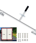 Durable steel cam bar lock with zinc plating and included mounting hardware for trailer doors