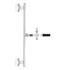Durable 36 inch trailer door latch with forged steel construction shown in front view for enclosed trailers, folding ramp doors, RV haulers.