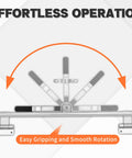 Durable 36 inch trailer door latch with forged steel construction delivers secure, long lasting protection for enclosed trailers.