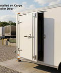 Durable 36 inch zinc plated cam bar lock for cargo trailers delivers secure, easy access with a rubber grip handle