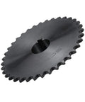 36 Tooth Chain Sprocket B Type for 1 Inch Bore, Single Strand Roller Chain, Carbon Steel With Keyway And Set Screws, Black Oxide Finish
