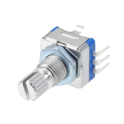 360 Degree Rotary Encoder Code Switch Digital Potentiometer EC11 With Five Pins And 15mm Shaft 5V Rated Pack Of Five for DIY Electronics