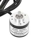Incremental Optical Rotary Encoder For Arduino With 360 Pulses Per Revolution AB Quadrature Wide Voltage 5 To 24V DC 6mm Shaft