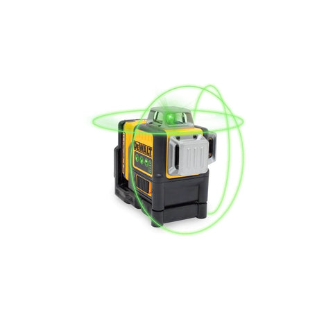 360° self-leveling green laser delivers bright, precise layout across walls, ceilings, and fixtures up to 100 ft with IP65 protection