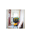 360° self-leveling green laser delivers bright, precise layout across walls, ceilings, and fixtures up to 100 ft with IP65 protection