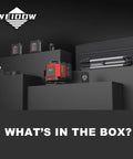 Achieve flawless room layouts and precise tile and ceiling alignment with this four 360 degree laser level kit displayed in box.