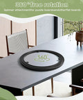 360 Degree Rotating Puzzle Turntable For 1000 To 2500 Piece Jigsaw Puzzles on modern table in room