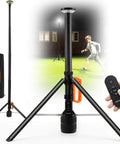 All Purpose 360 Degree Rechargeable Work Light With Remote Telescopic Stand Extends From 2.3 Feet To 8.4 Feet Ultra Bright
