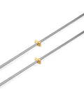 365mm t8 z axis lead screw z rod stainless steel threaded rod with brass nut z-axis upgrade kit for ender 3 v2