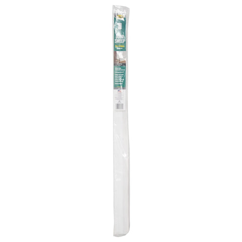 Packaged 36 in. White Aluminum and Vinyl Flex-O-Matic Screw-on Door Sweep