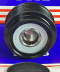 37320-2B000 Decoupler Pulley for Hyundai Elantra GT L4 2.0L 14-14 displayed on a blue background.