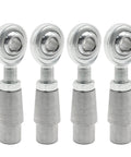 4-piece set of 3/8 x 3/8-24 Heim Joint Panhard Bar Kit rod ends with tube adapters and jam nuts