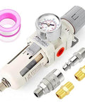 3/8" NPT Air Filter Pressure Regulator Combo Piggyback, Air Tool Compressor Filter - Gauge AW3000-03 - Buy Bearings online - Fast US Shipping