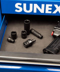 ✝️ 3/8 Inch Drive Impact Universal Joint Cr Mo Steel Flexible Adapter with socket set in tool drawer