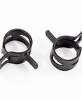 Fifty Pcs Three Eighths Inch Spring Band Hose Clamps 10mm Inner Diameter Fits 10.5 To 11.2mm Hose Outer Diameter 65Mn Manganese Steel