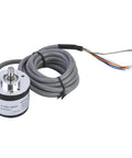 Incremental Rotary Encoder Five To Twenty Six Volts DC Top Notch 38 Millimeter Diameter NPN Open Collector ABZ with cable