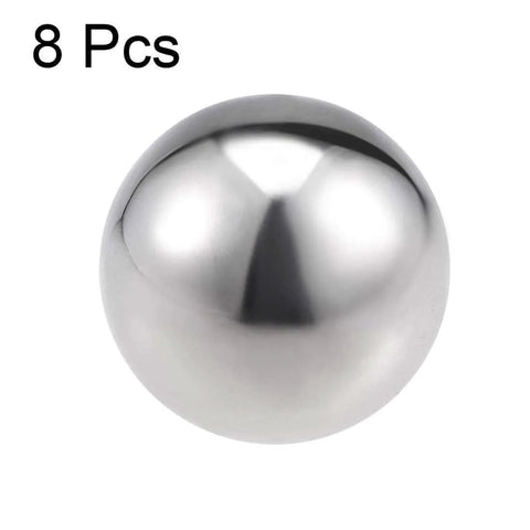 38mm Stainless Steel Hollow Garden Balls 8 Pack 304 Stainless Steel Mirror Finish Spheres For Outdoor Yard Decor Rustproof Weather Resistant Reflective Orbs