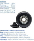 Eight Pack Luggage Wheels Replacement Set Compatible With Most Suitcases Spinners Rolling Duffels And Carry Ons 38mm Diameter