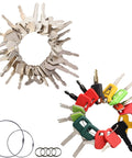 39 Piece Heavy Equipment Keys Master Set For Excavators Dozers Skid Steers Backhoes Forklifts And More with key rings