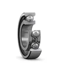 SKF 6312 C4VL0241 Bearing Heavy Duty Deep Groove Ball Bearing from the 6300 series, side view showing open design with ball bearings