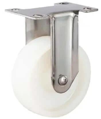3"inch Caster Wheel Fixed Plate Stainless Steel Nylon - Buy Bearings online - Fast US Shipping