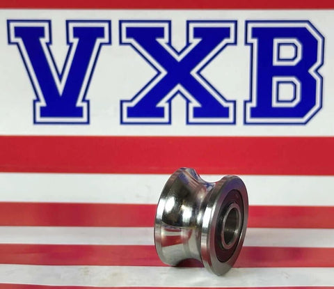 8mm Bore Bearing - 22.5mm Round Pulley U-Groove Shaft Sliding Ball Bearing 8x22.5x14.5mm - Buy Bearings online - Fast US Shipping