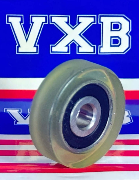 SSPU6X26X8-2RS Polyurethane Rubber Stainless Steel Bearing 6x26x8mm - Sealed - Miniature