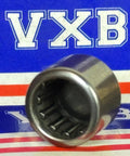 Closed End Needle Roller Bearing 9x13x10mm with Dual Rubber Seals for Dust Protection, shown on packaging with steel finish.