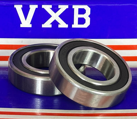 2-Pack Bearings 6005-2RS 25x47x12mm - Sealed