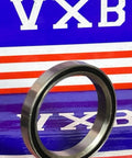 Side view of double-sealed bicycle headset bearing, 40x51.8x8mm, chrome steel GCR15 with rubber seals.