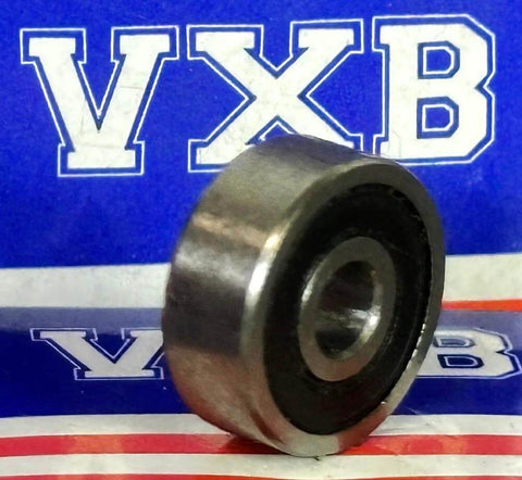 Side view of Wholesale 1000-Pack 624-2RS Ball Bearing, VXB brand, chrome steel, displaying its single row and deep groove design.