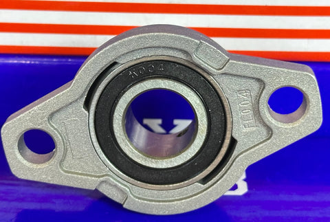 20mm Flange Bearing KFL004 Miniature Pillow Block Mounted Bearings