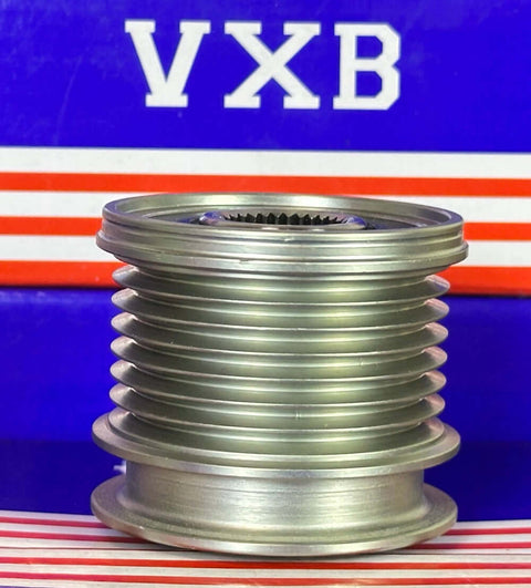 F‑239808 Alternator Freewheel Clutch Pulley 7 Groove, 17 mm Bore 535014010 - Buy Bearings online - Fast US Shipping