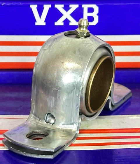 1-1/4" BFE20G Extra Strength Pillow Block Mounted Bearing with galvanized steel construction front view