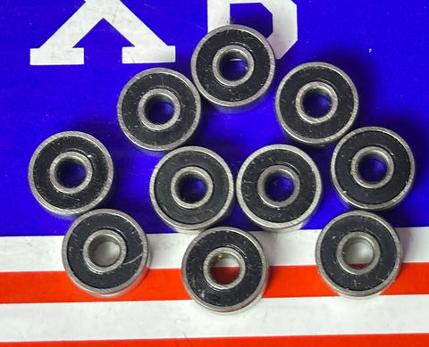 10 Sealed Bearing R2-2RS ABEC-5 1/8x3/8x5/32 inch