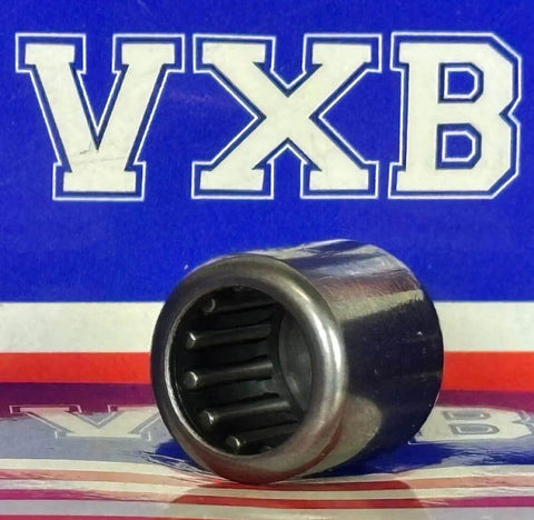 Closed End Needle Roller Bearing 10x14x15mm With Dual Rubber Seals For Enhanced Dust And Contaminant Protection, front view