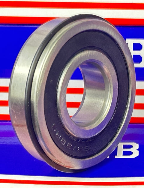 63/28-2RSNR  Sealed Bearing with Snap Ring 28x68x18