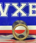 Front view of 3/8" x 1/2" x 3/4" inch Bearing Bronze Cast Bushing Plain Sleeve Bearing against a VXB branded background