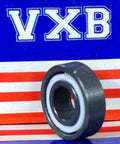 Side view of VXB branded Full Ceramic Bearing Silicon Nitride 7x16x5 Miniature with PTFE cage