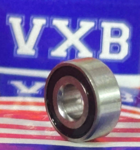SMR104-2RS Ceramic Sealed Premium ABEC-5 Bearing 4x10x4 Bearing in close-up view with VXB logo