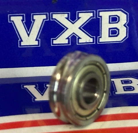 4x12x4/5mm U-Groove Track Roller Bearing Extended inner ring width of 5mm with VXB packaging background