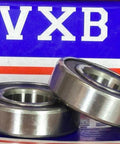Durable front wheel bearing pair for Honda CBR600 FH FJ FK FL, crafted from chrome steel with seals, 87-90 models
