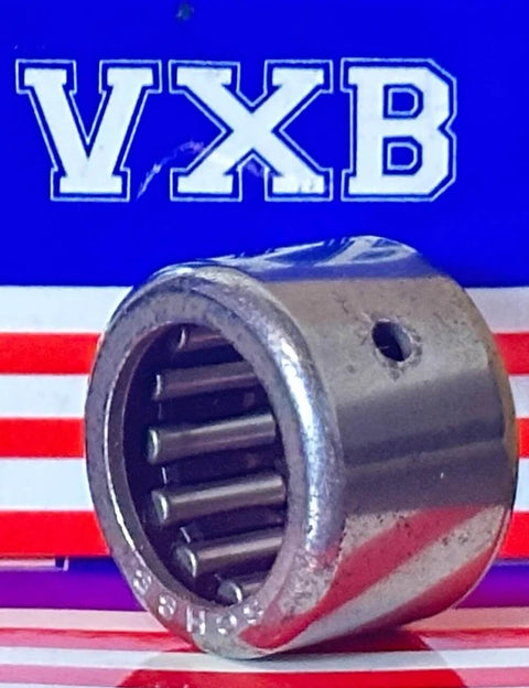 SCH88 Needle Roller Bearing 1/2" x 3/4" x 1/2" inch - Shell Type, front view showcasing internal rollers and metallic finish, VXB branding visible