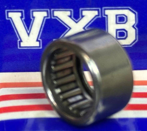 HK1008 Needle Roller Bearing 10x14x8mm, shell type with inner diameter 10mm, outer diameter 14mm, width 8mm, VXB branding in background