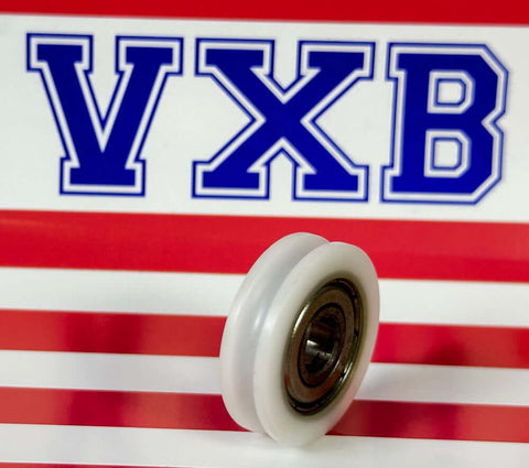 8mm Bore Bearing - 28mm Round Nylon Pulley U-Groove Track Roller Bearing 8x28x8mm - Buy Bearings online - Fast US Shipping