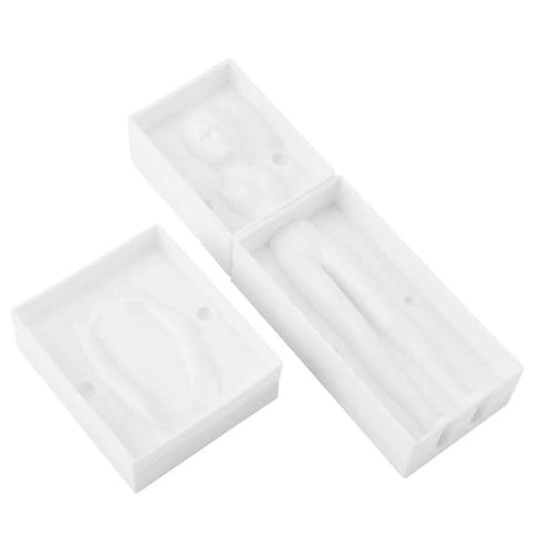 3D People Fondant Mold Set For Cake Decorating Plastic Human Shaped Clay Polymer DIY Templates Sugarcraft Baking Tool Molds