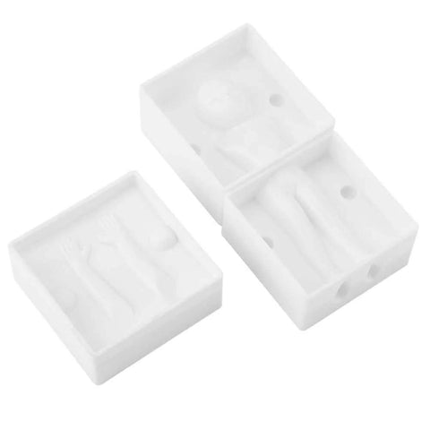 3D People Fondant Mold Set For Cake Decorating Plastic Human Shaped Clay Polymer DIY Templates Sugarcraft Baking Tool Molds