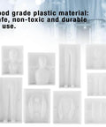 3D People Fondant Mold Set For Cake Decorating Plastic Human Shaped Clay Polymer DIY Templates Sugarcraft Molds