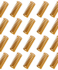 Premium 3D Printer Bed Leveling Springs Set For Ender 3 Series, 8mm OD By 20mm Length, Yellow Finish, 20 Pack Visible